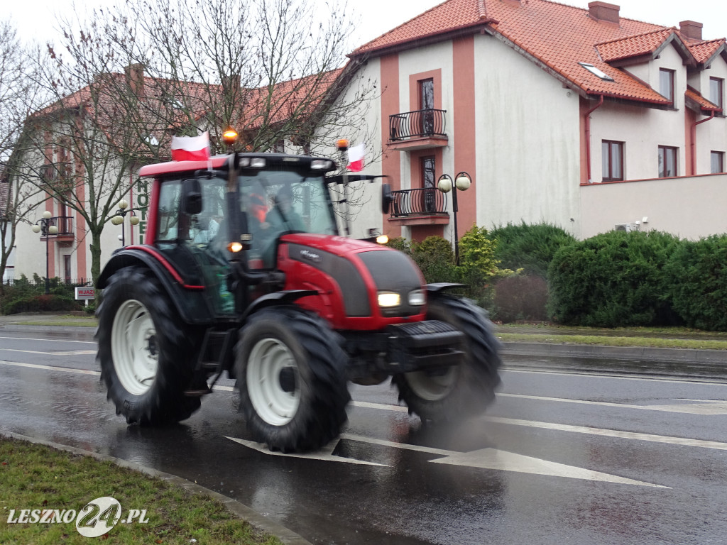 Protest rolników, 9 lutego 2024, Leszno