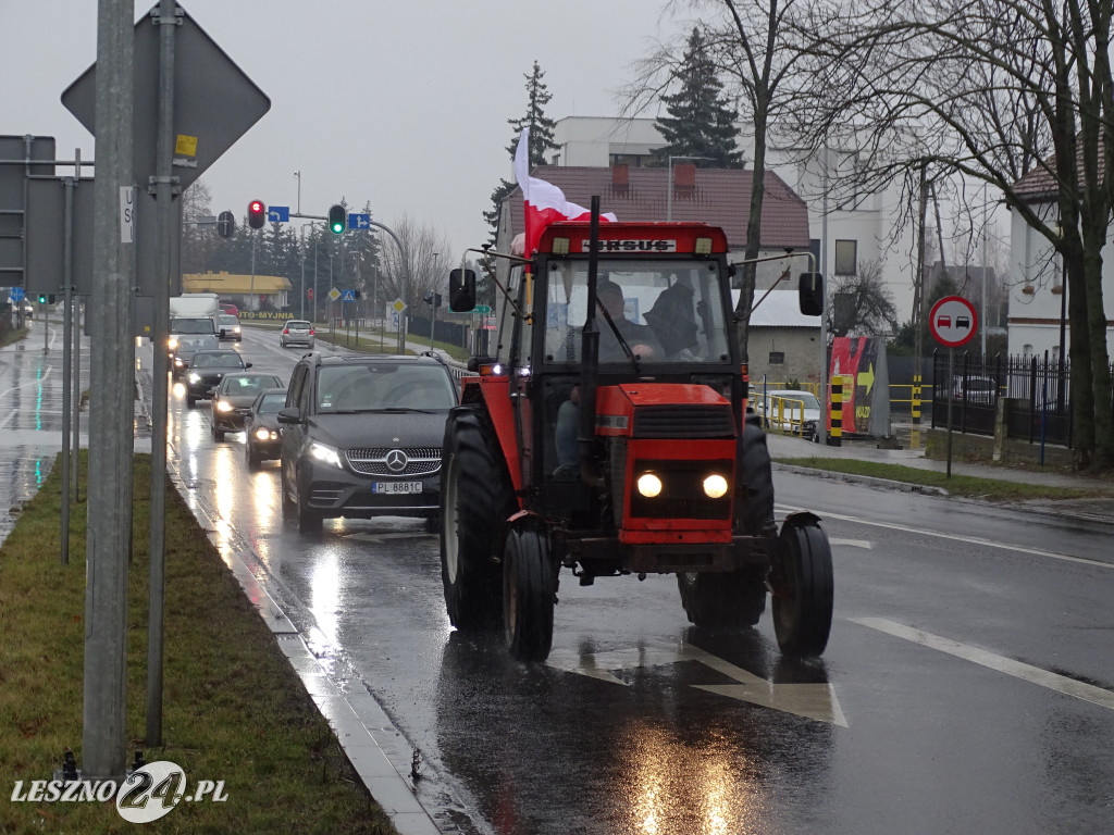 Protest rolników, 9 lutego 2024, Leszno