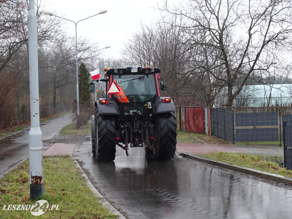 Protest rolników, 9 lutego 2024, Leszno
