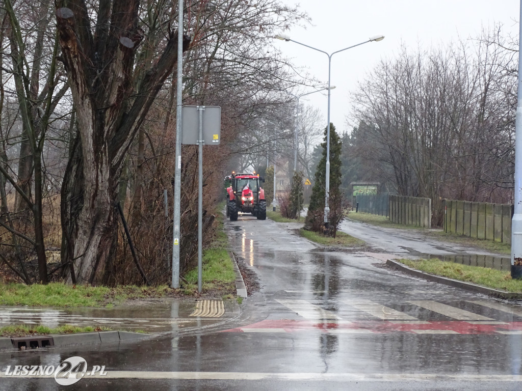 Protest rolników, 9 lutego 2024, Leszno