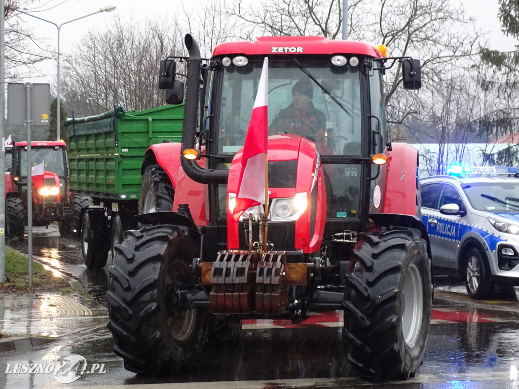 Protest rolników, 9 lutego 2024, Leszno