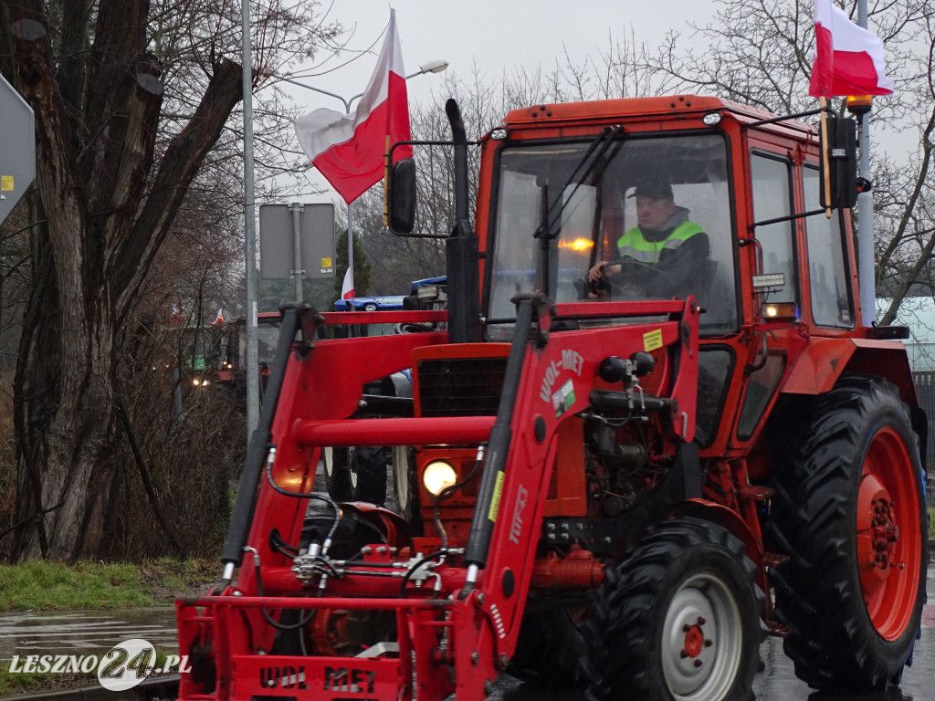 Protest rolników, 9 lutego 2024, Leszno