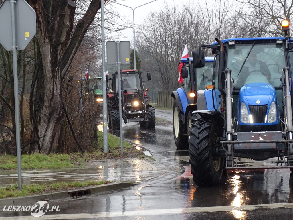 Protest rolników, 9 lutego 2024, Leszno