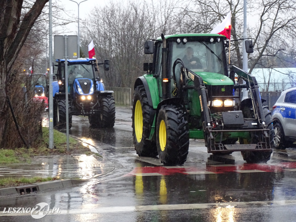 Protest rolników, 9 lutego 2024, Leszno