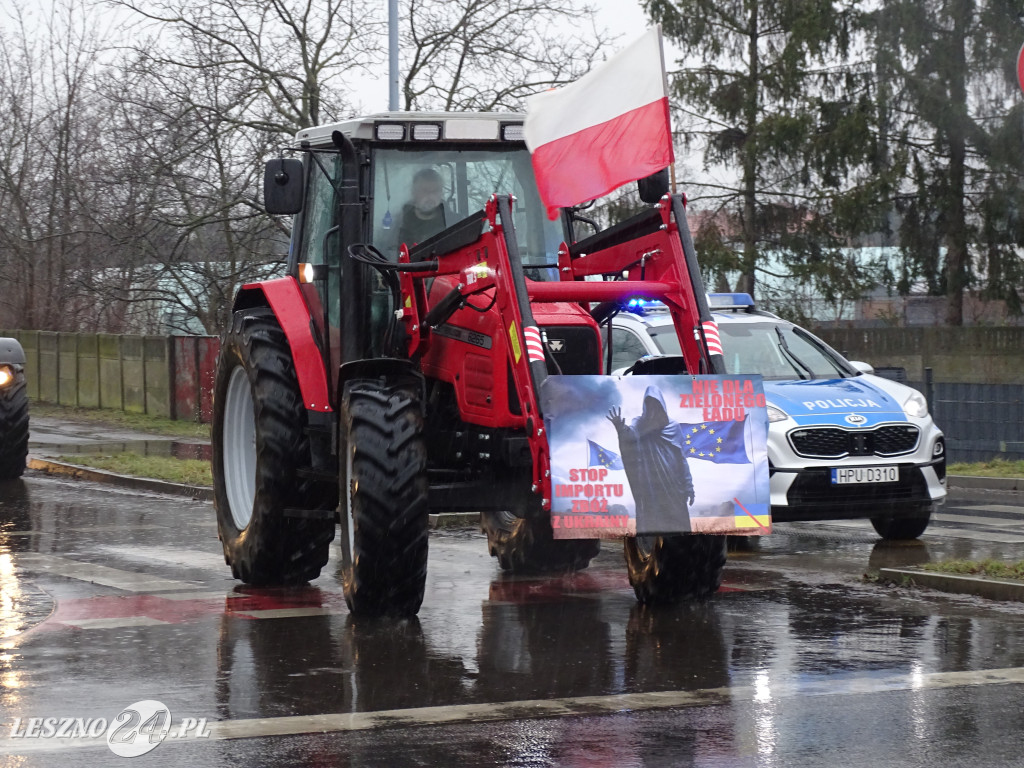 Protest rolników, 9 lutego 2024, Leszno