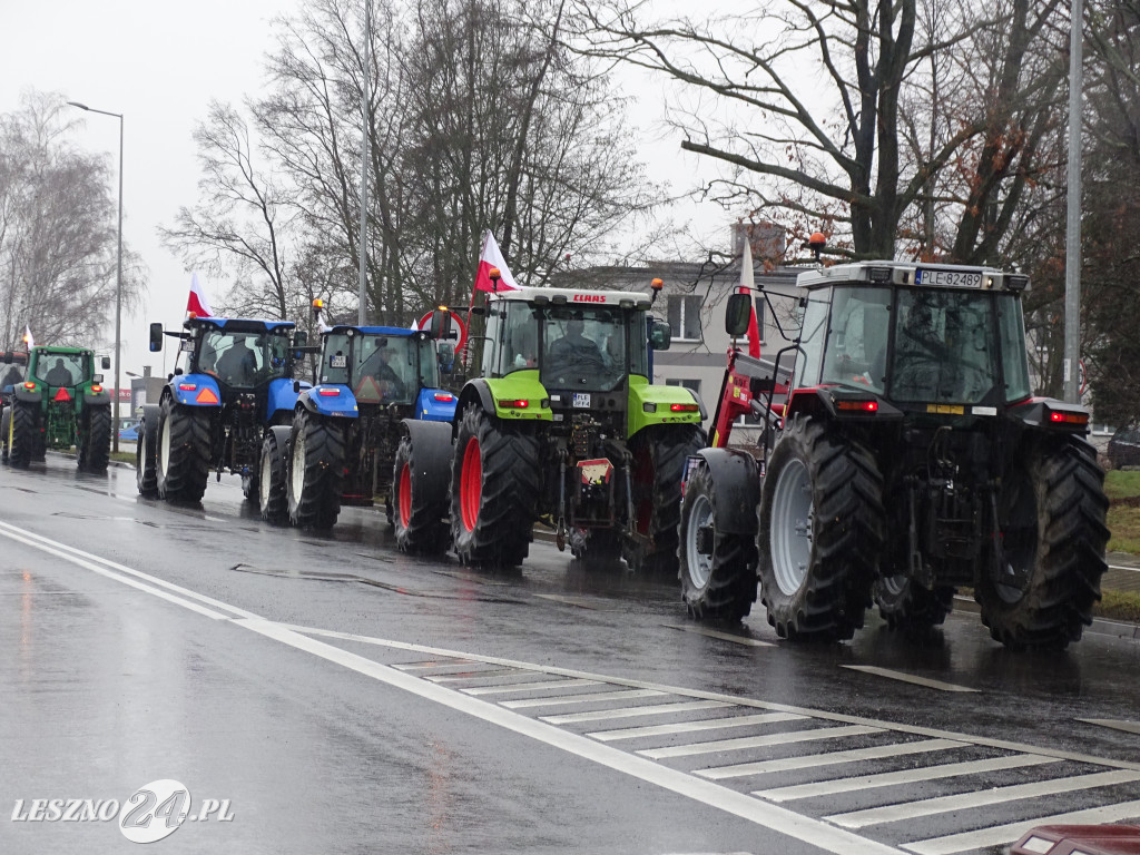 Protest rolników, 9 lutego 2024, Leszno