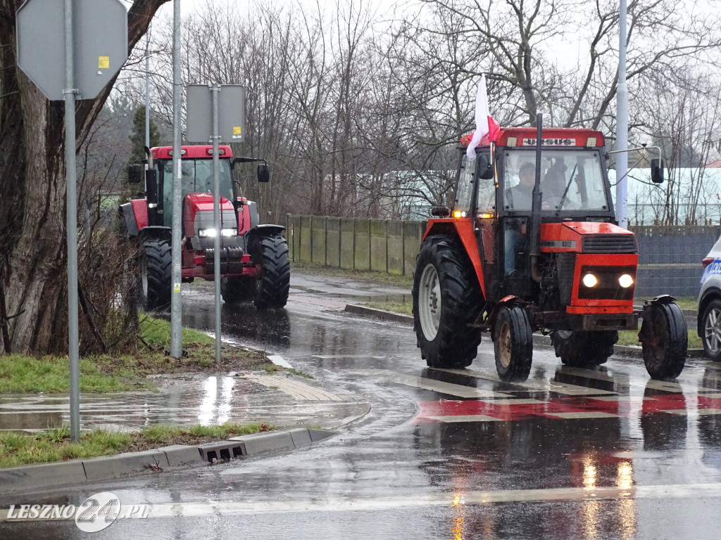 Protest rolników, 9 lutego 2024, Leszno