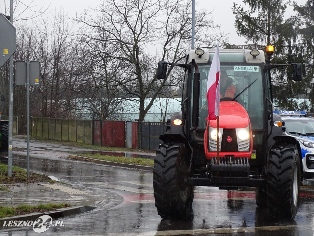 Protest rolników, 9 lutego 2024, Leszno