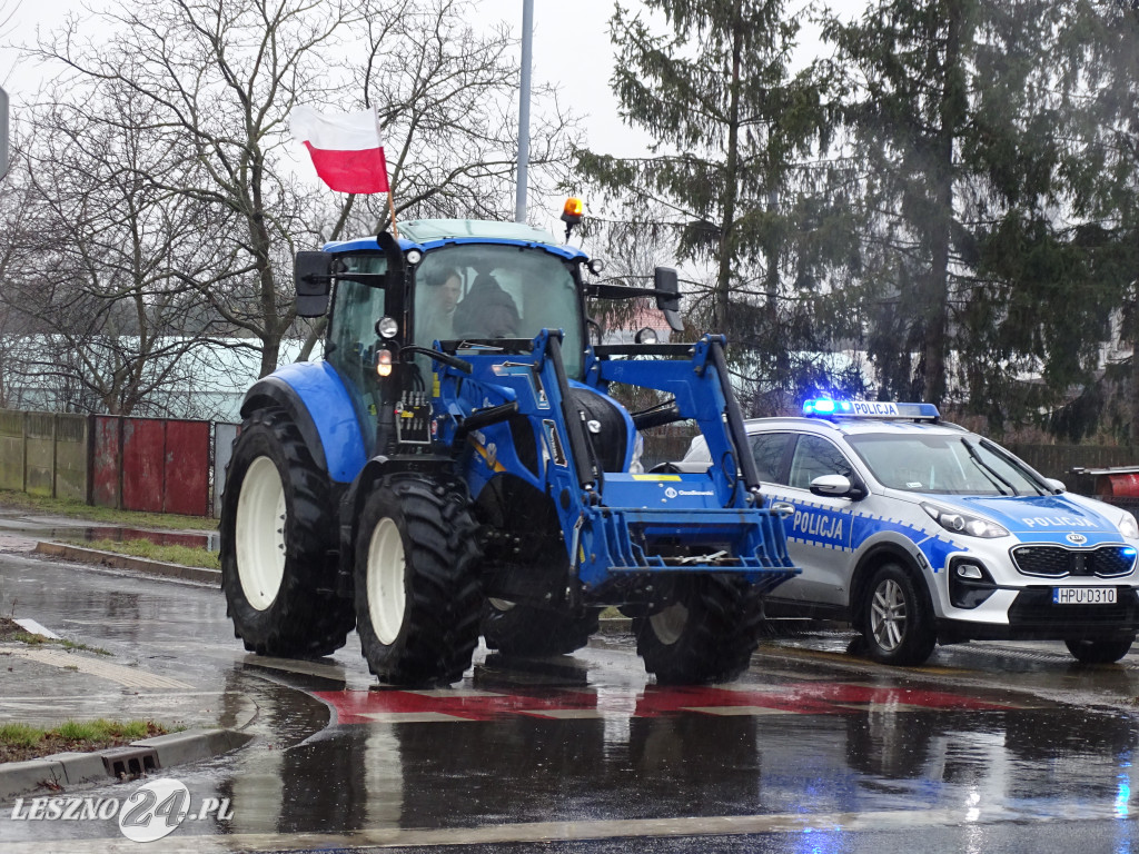 Protest rolników, 9 lutego 2024, Leszno
