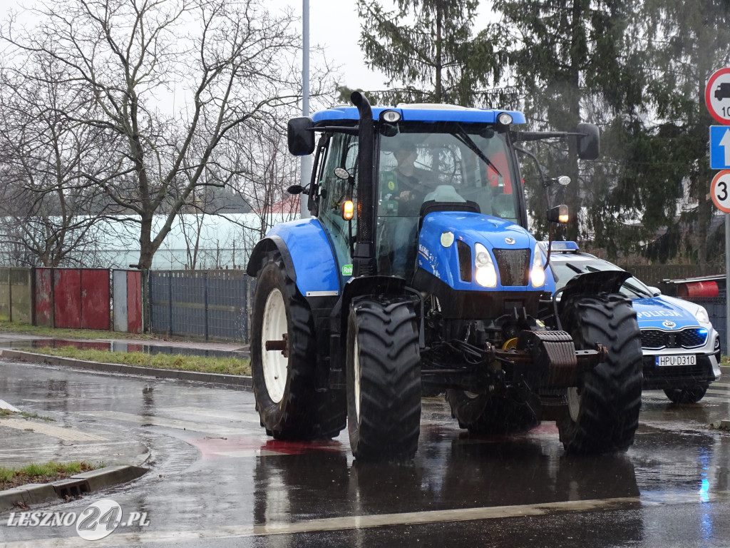 Protest rolników, 9 lutego 2024, Leszno