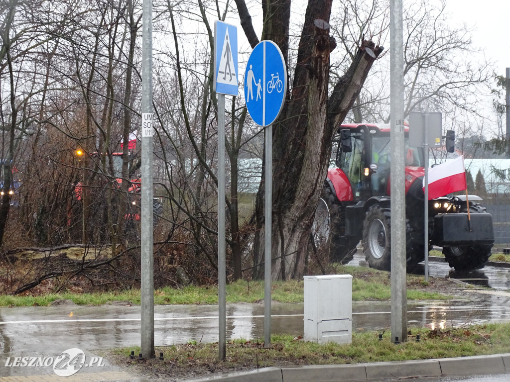 Protest rolników, 9 lutego 2024, Leszno
