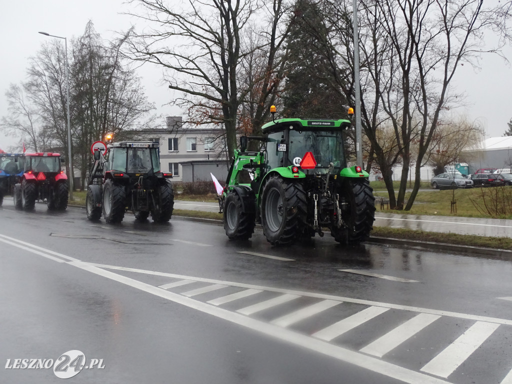 Protest rolników, 9 lutego 2024, Leszno