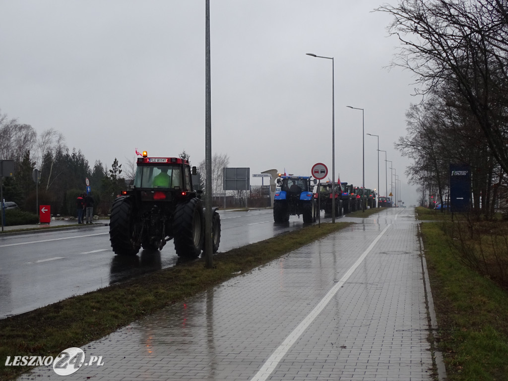 Protest rolników, 9 lutego 2024, Leszno