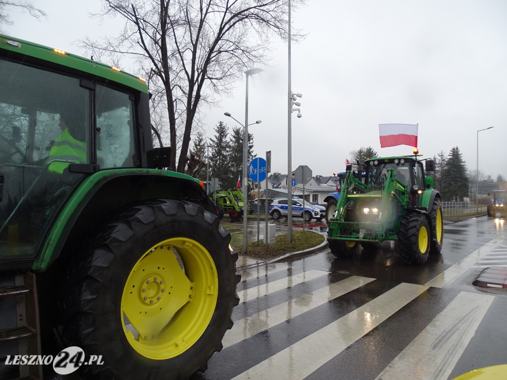 Protest rolników, 9 lutego 2024, Leszno