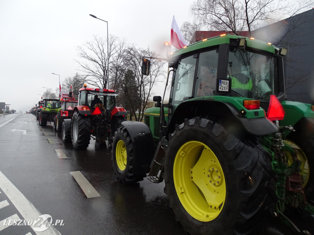 Protest rolników, 9 lutego 2024, Leszno