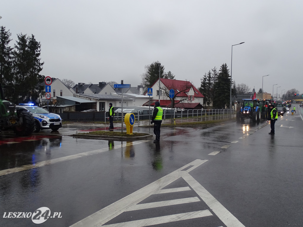 Protest rolników, 9 lutego 2024, Leszno