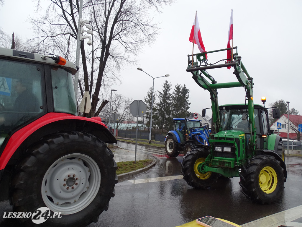 Protest rolników, 9 lutego 2024, Leszno