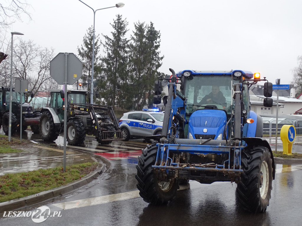 Protest rolników, 9 lutego 2024, Leszno
