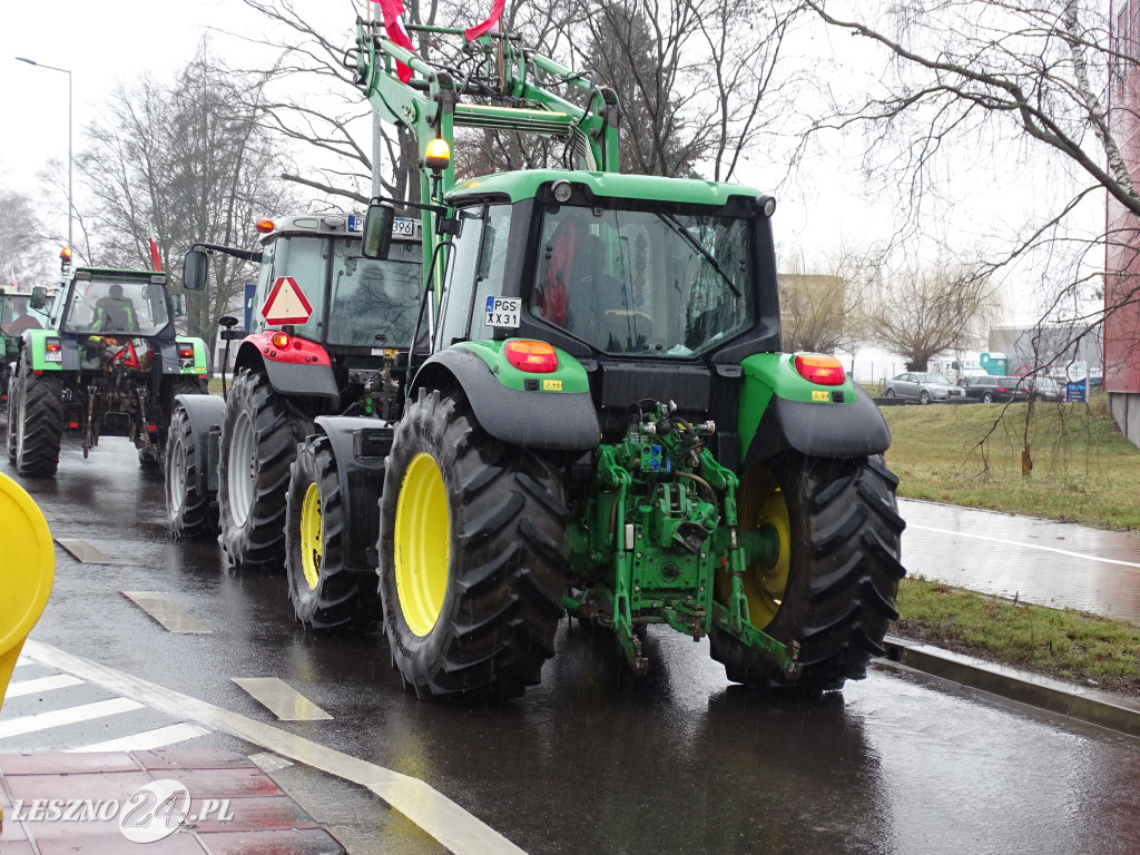Protest rolników, 9 lutego 2024, Leszno