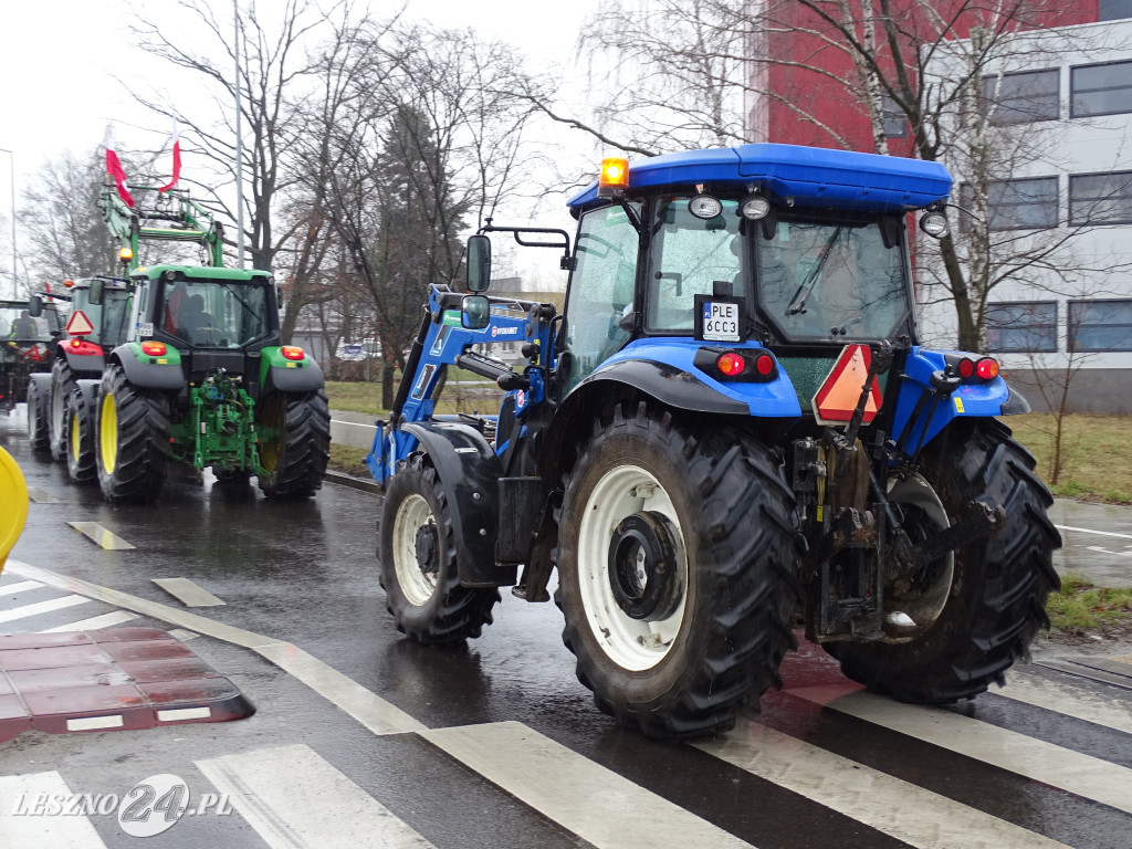 Protest rolników, 9 lutego 2024, Leszno