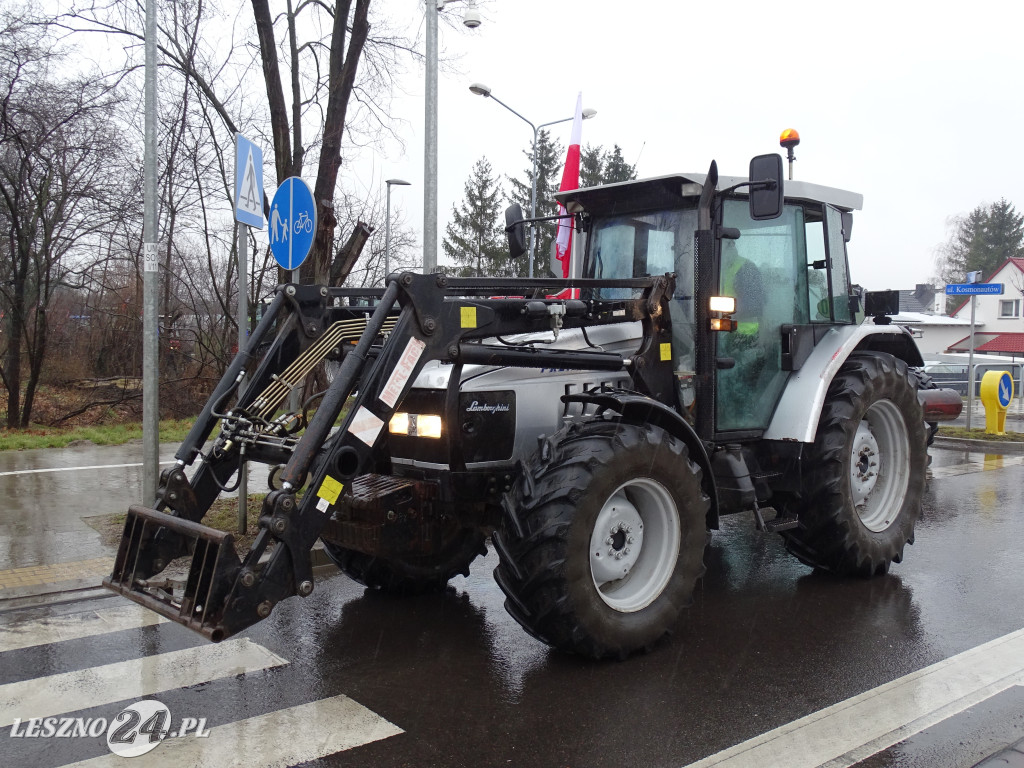 Protest rolników, 9 lutego 2024, Leszno