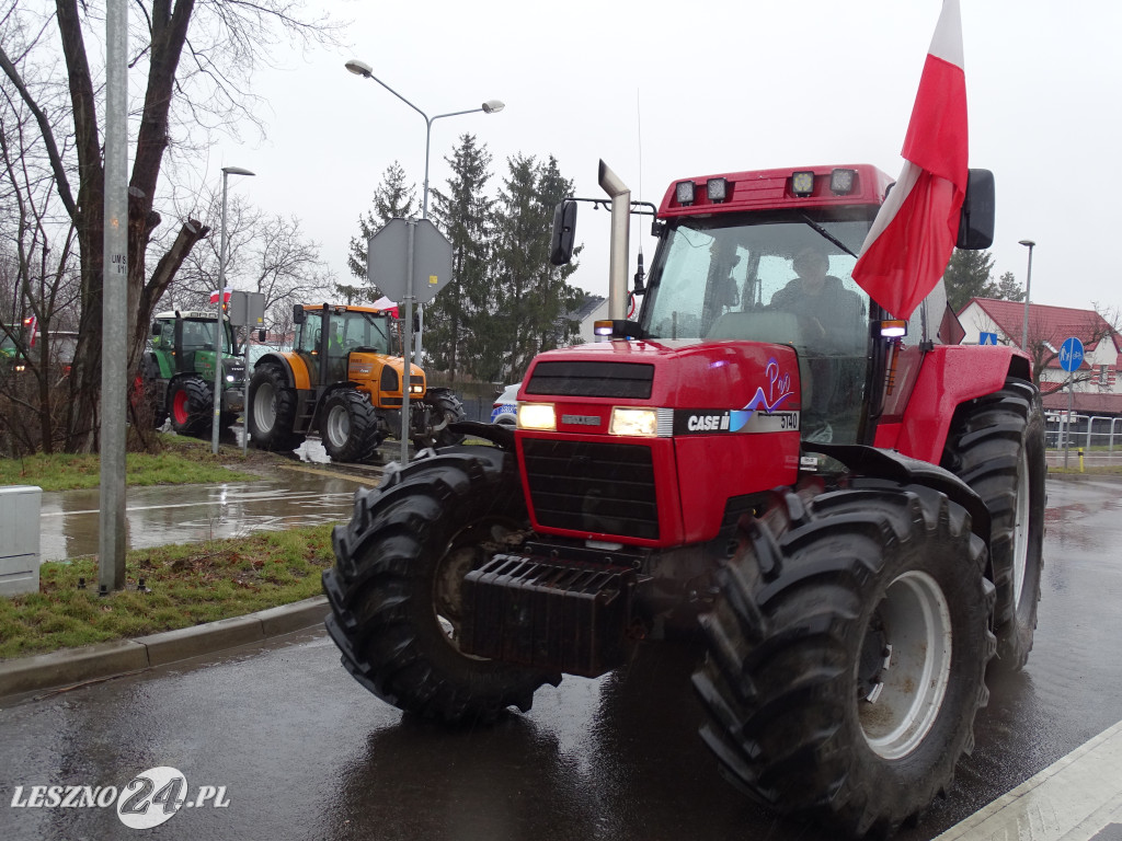 Protest rolników, 9 lutego 2024, Leszno