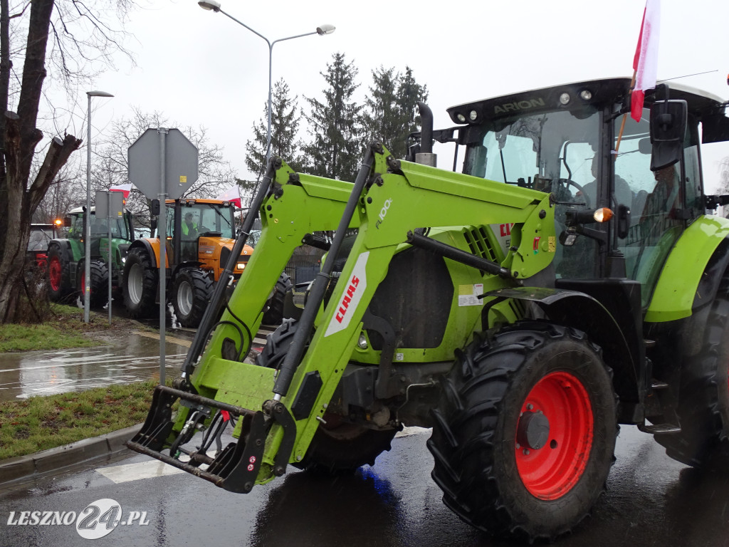 Protest rolników, 9 lutego 2024, Leszno