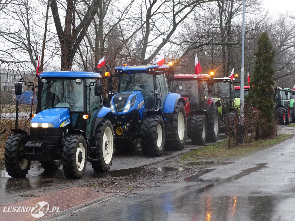 Protest rolników, 9 lutego 2024, Leszno