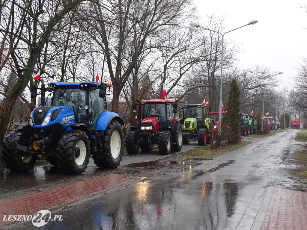 Protest rolników, 9 lutego 2024, Leszno
