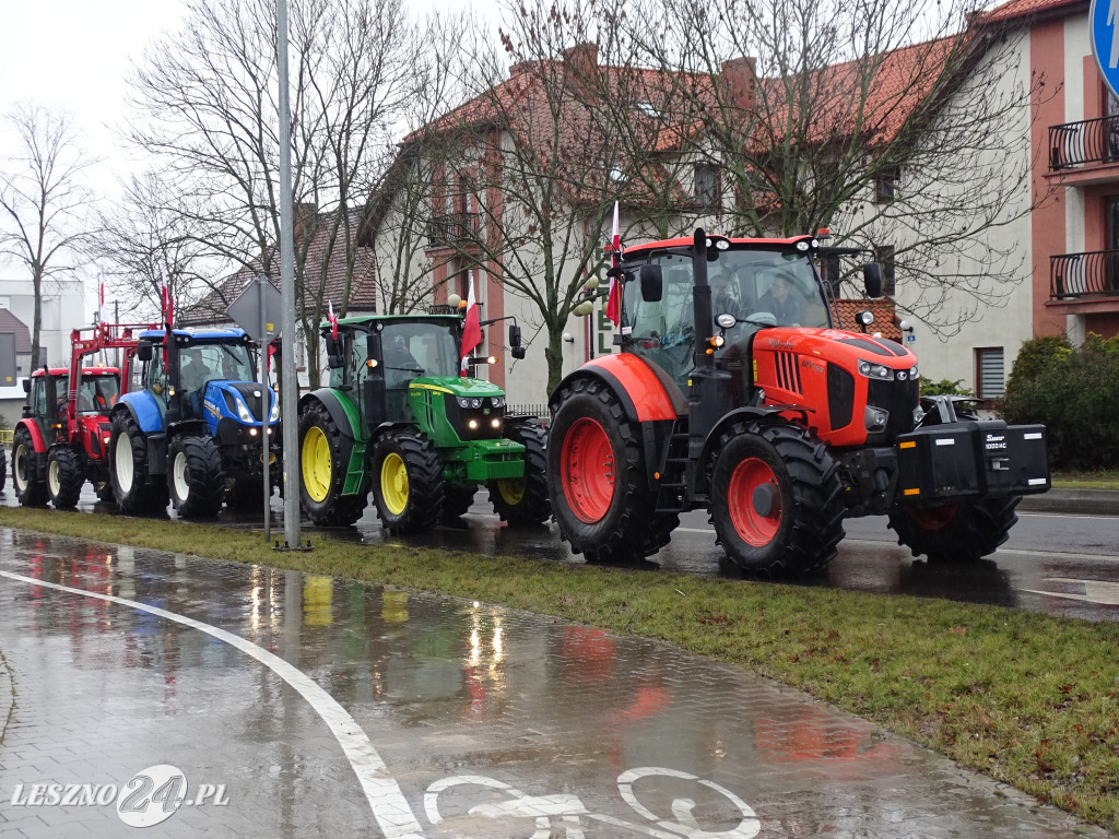 Protest rolników, 9 lutego 2024, Leszno