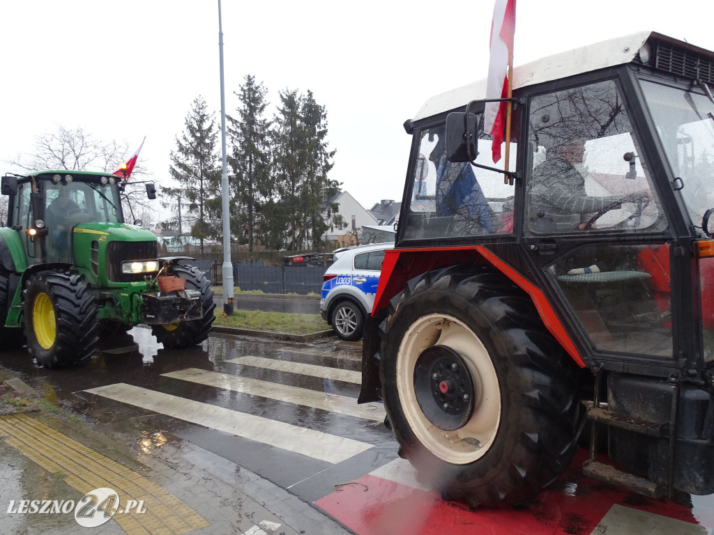 Protest rolników, 9 lutego 2024, Leszno