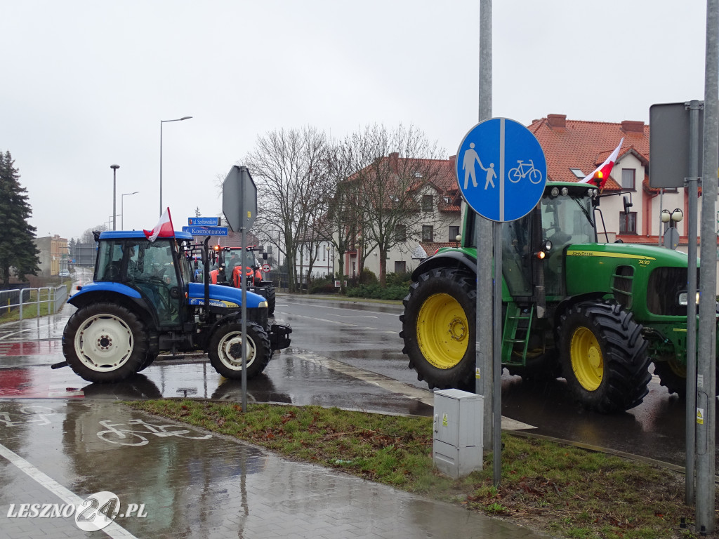 Protest rolników, 9 lutego 2024, Leszno