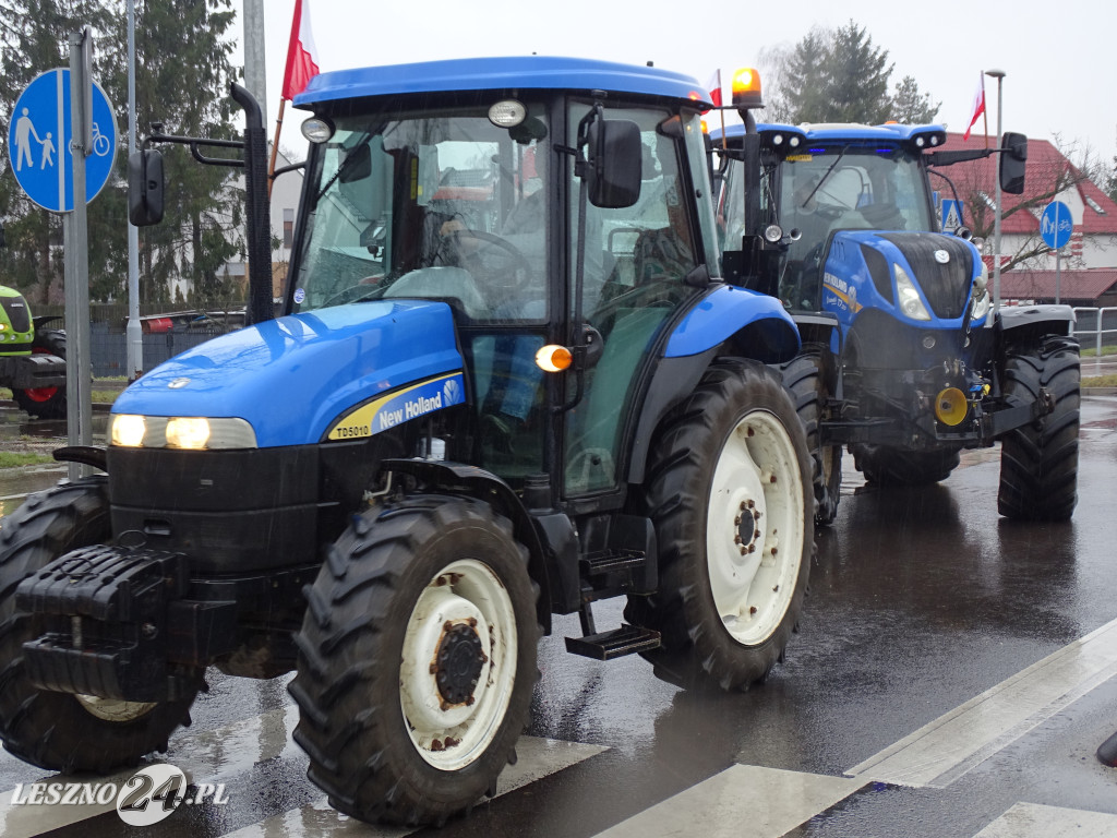 Protest rolników, 9 lutego 2024, Leszno