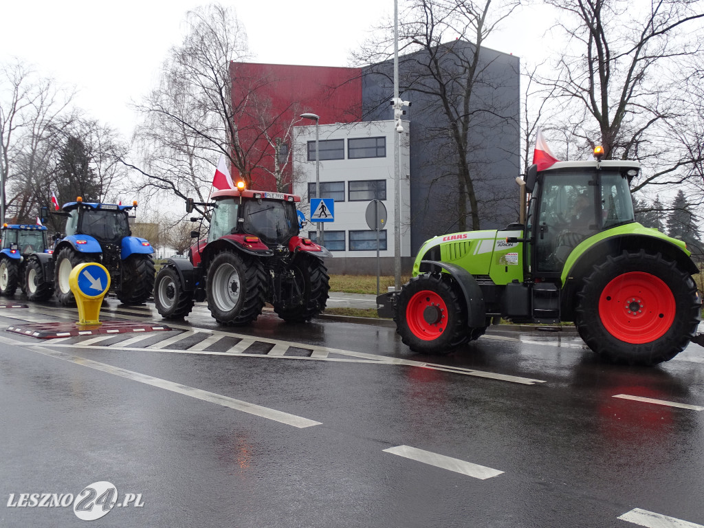 Protest rolników, 9 lutego 2024, Leszno