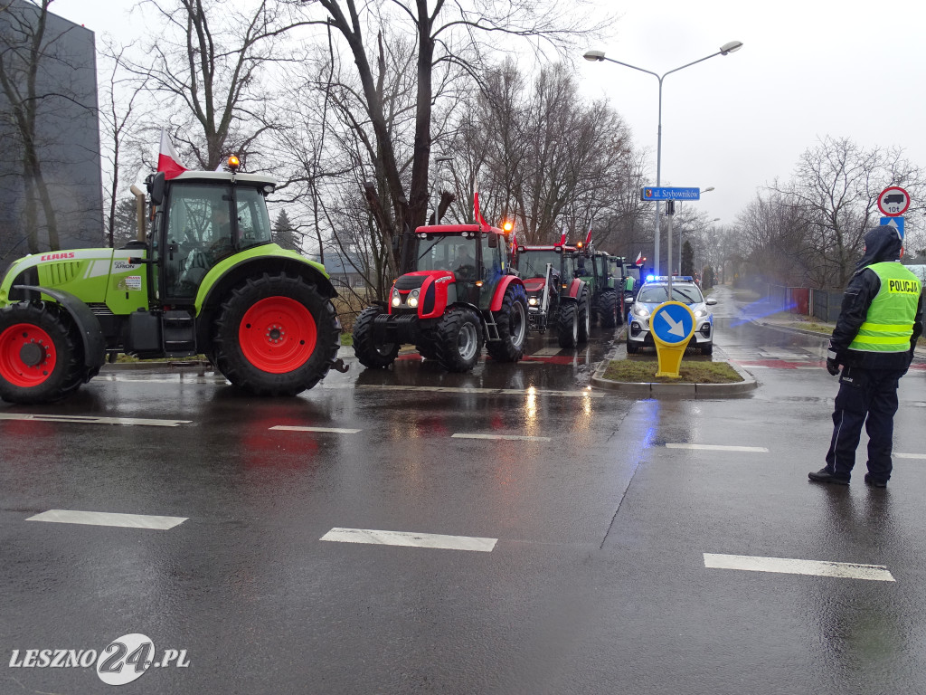 Protest rolników, 9 lutego 2024, Leszno