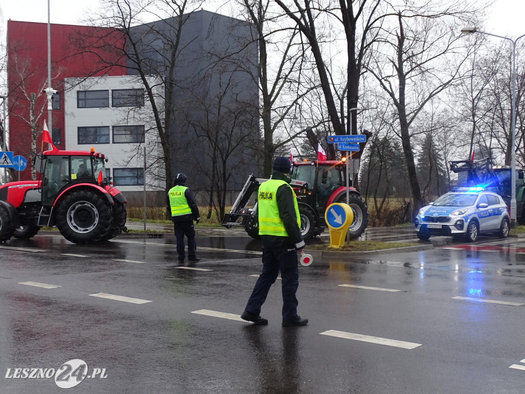 Protest rolników, 9 lutego 2024, Leszno