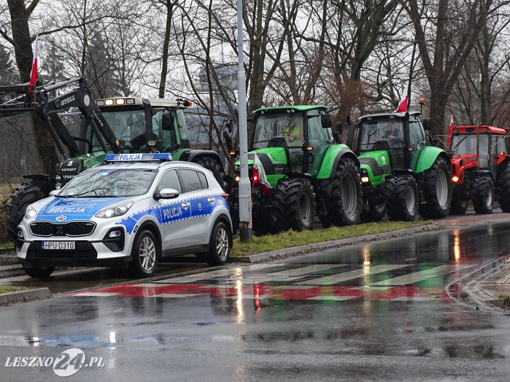Protest rolników, 9 lutego 2024, Leszno