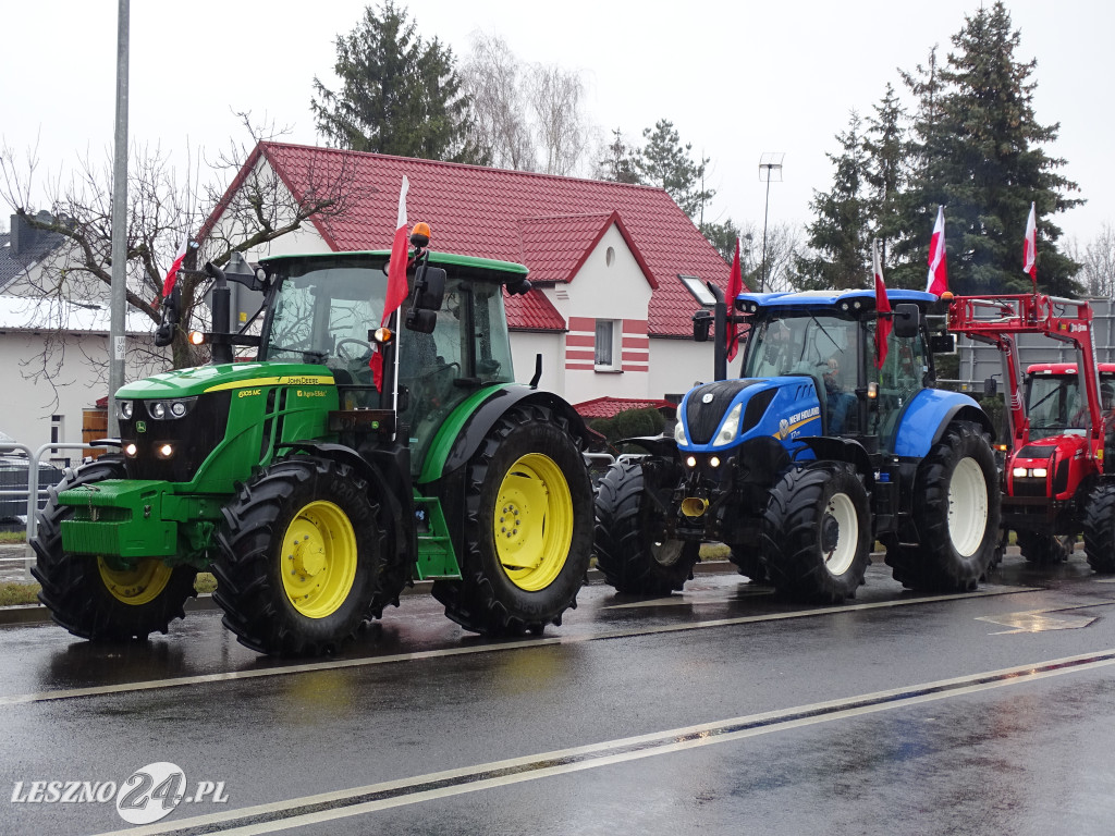 Protest rolników, 9 lutego 2024, Leszno