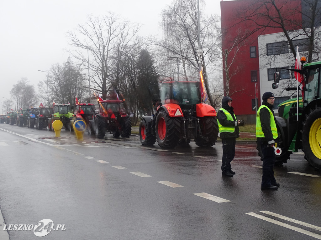 Protest rolników, 9 lutego 2024, Leszno