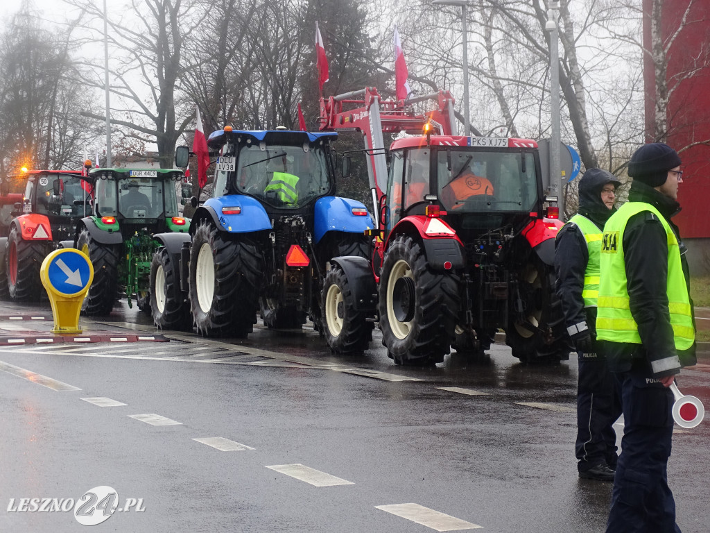 Protest rolników, 9 lutego 2024, Leszno