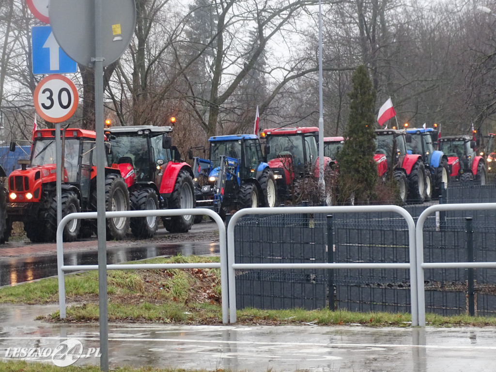 Protest rolników, 9 lutego 2024, Leszno
