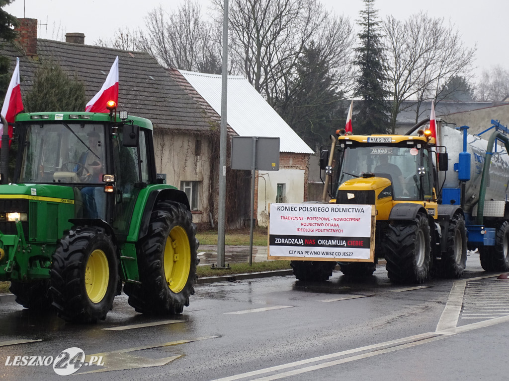 Protest rolników, 9 lutego 2024, Leszno