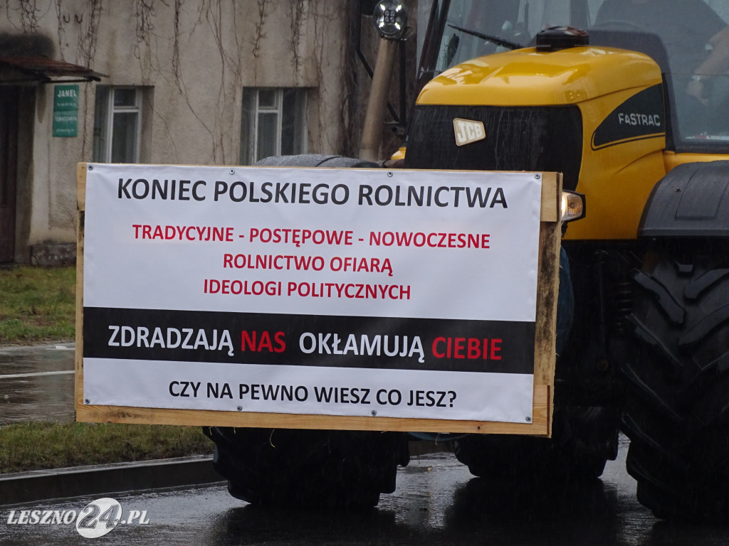 Protest rolników, 9 lutego 2024, Leszno