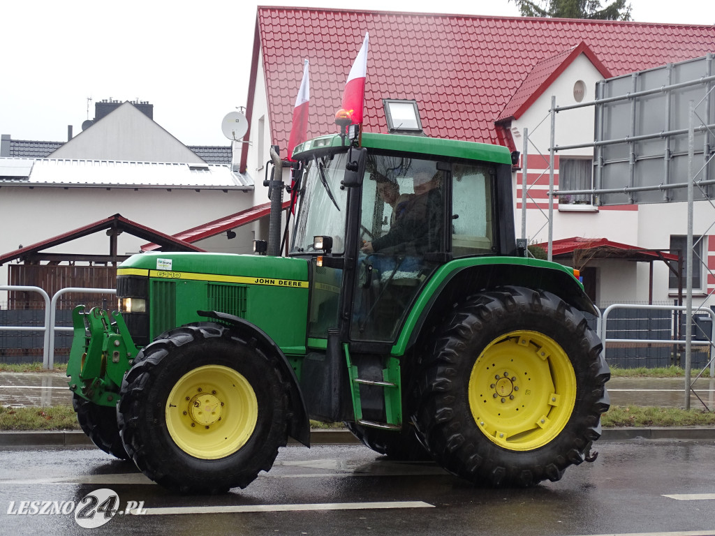 Protest rolników, 9 lutego 2024, Leszno