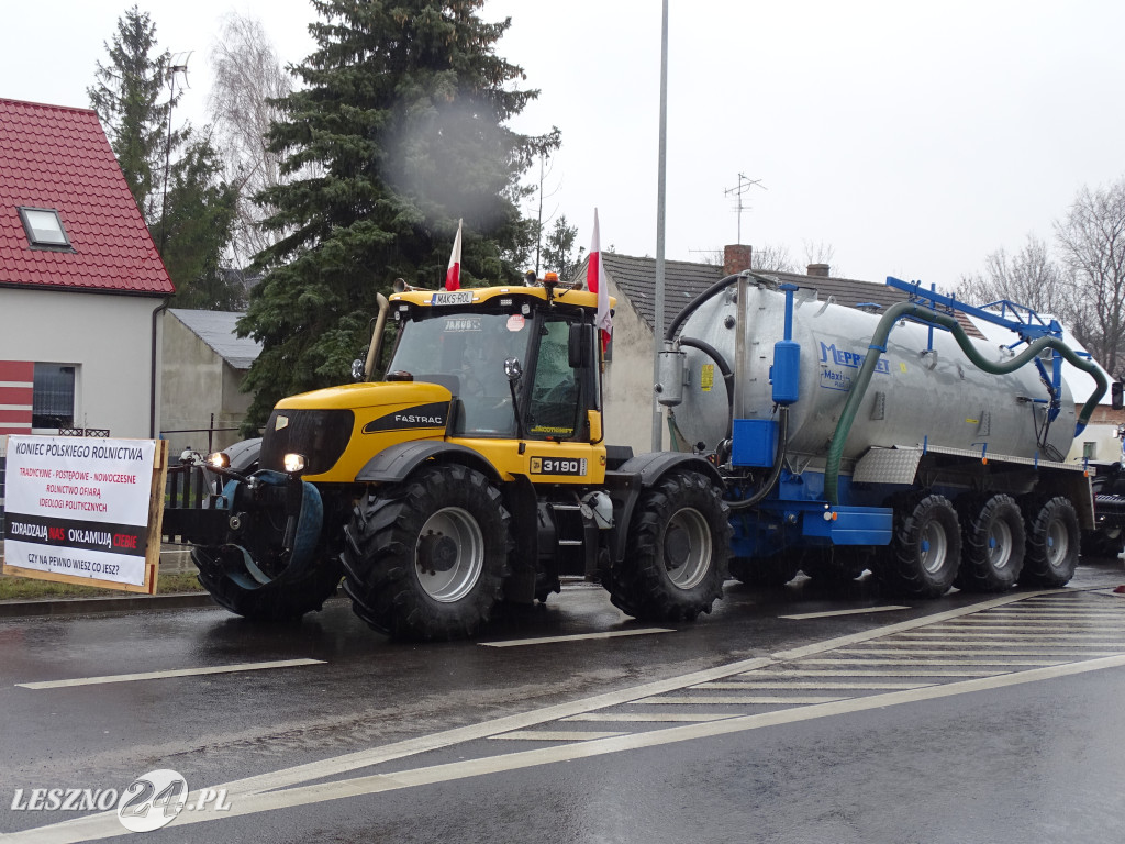 Protest rolników, 9 lutego 2024, Leszno