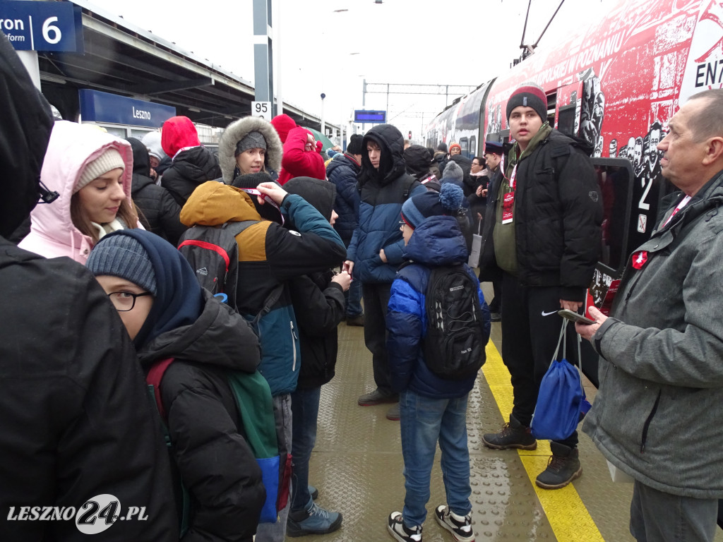 Pociąg Zwycięstwa dojechał do Leszna
