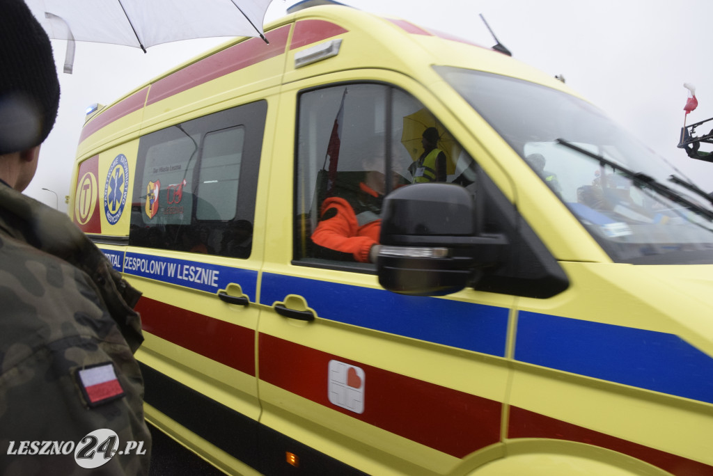 Protest rolniczy na węźle Leszno-Zachód na S5
