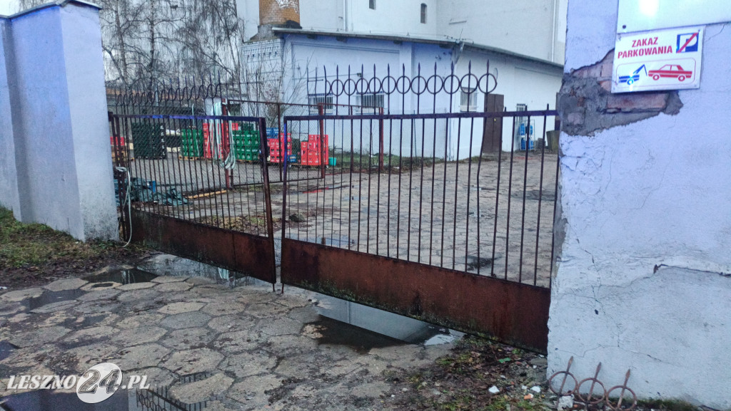 Akcja strażaków na Tamie Kolejowej w Lesznie