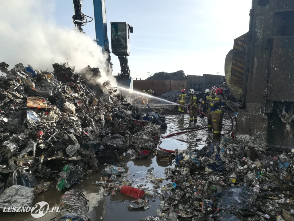 Kolejny pożar na składowisku odpadów