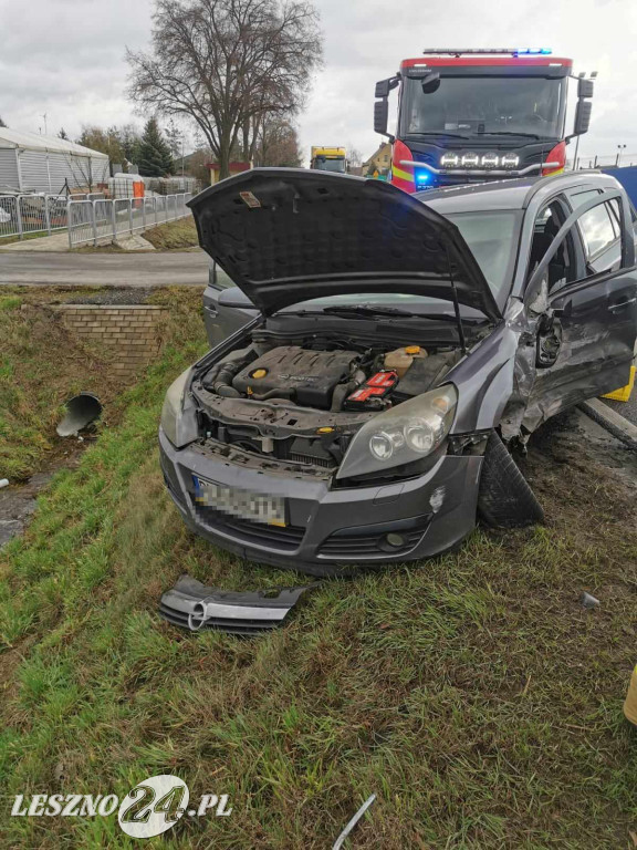 Zderzenie w Lasocicach. Jedna osoba ranna